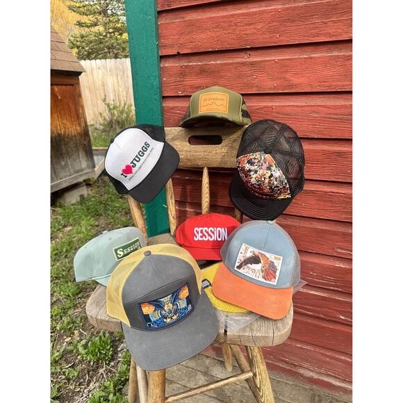 Helen Say + Session + Local Hats Other - Lot 7 Premium Trucker Hats Helen Seay Artist Session Jackson Hole Boutique Caps